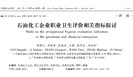  石油化工企业职业卫生评价相关指标探讨 